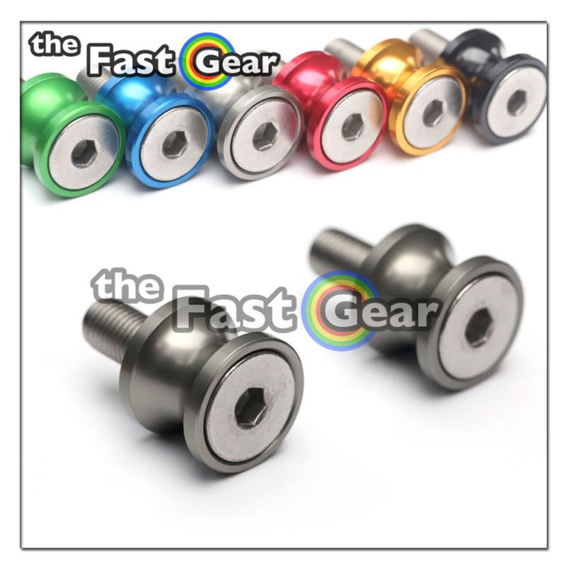 Purchase TITANIUM Paddock Stand Spools Kawasaki ZX6R ZX10R Ninja 300R