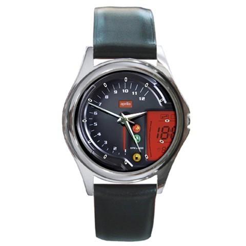 Hot customize 2012 aprilia rs125 speedometer sport leather watch