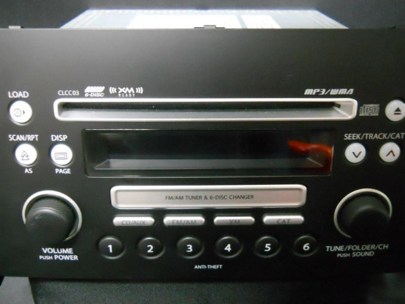 2006 - 08 suzuki grand vitara clarion mp3 xm 6 disc changer radio mpn ps-3031d-a