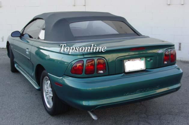 Ford mustang convertible top w/tinted glass oem vinyl material, 6 year warranty