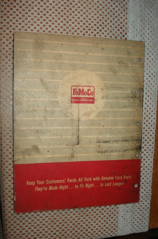 Purchase 19351959 FORD FAST MOVING PARTS CATALOG ORIG. FOMOCO BOOK