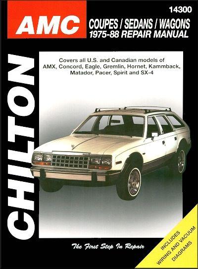 American motors (amc) coupes, sedans, wagons repair manual 1975-1988