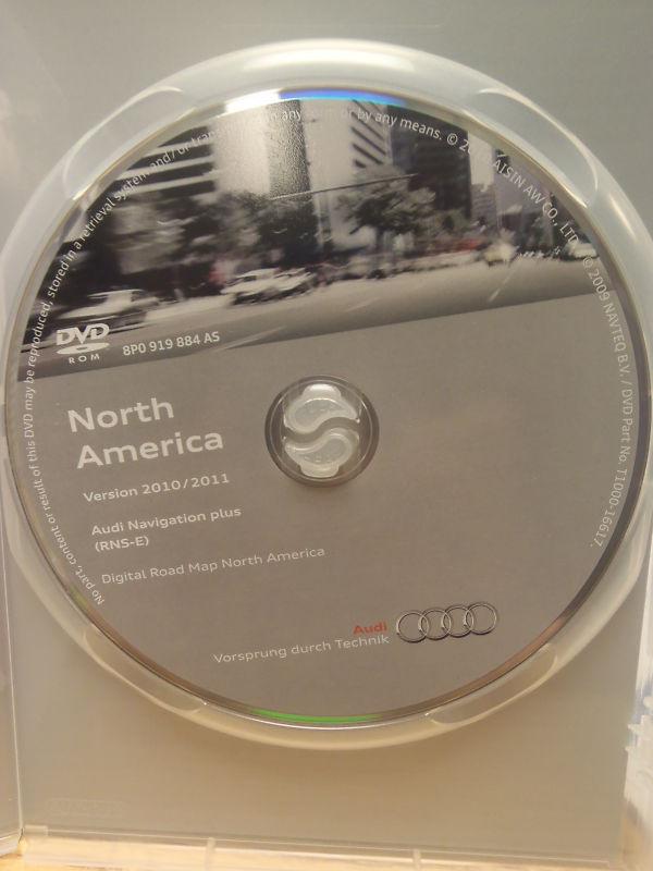 Audi navigation update dvd: a3 a4 r8 tt allroad *oem 2010-11 brand new*