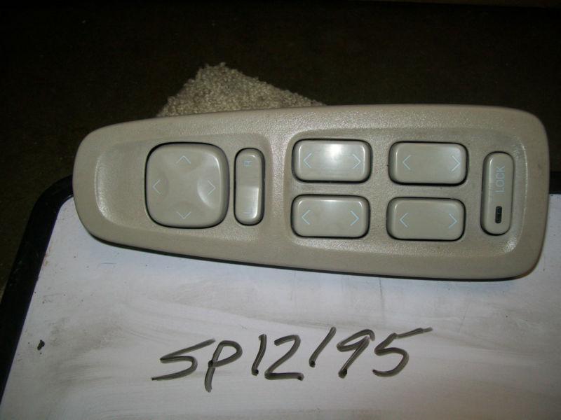 98,99,00,01,02,03,04 seville sts master window switch  lt.beige