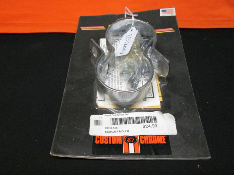Khrome werks p/n 31-526 chrome midway exhaust mount