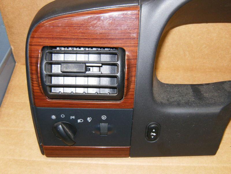 05 06 07 05-07 F250 F350 DASH RADIO BEZEL TRIM PANEL WOOD GRAIN, US $99.99, image 2