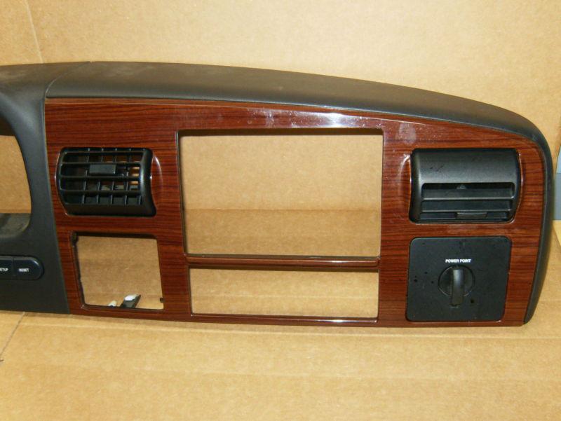 05 06 07 05-07 F250 F350 DASH RADIO BEZEL TRIM PANEL WOOD GRAIN, US $99.99, image 4