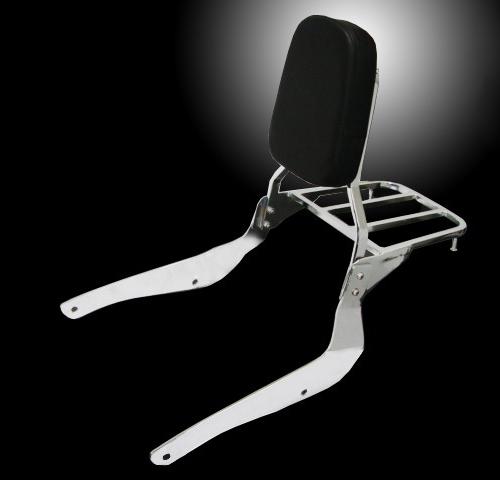 Backrest sissy bar with luggage rack for suzuki volusia vl800 boulevard m50 c50