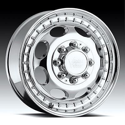 19.5" x 6.5" dually 8x6.5 chrome silverado f-350 ram heavy hauler wheels rims
