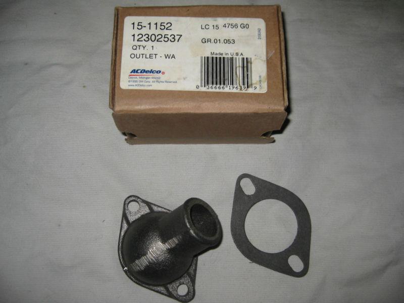 Nos chevy 55 56 57 150 210 belair v-8 283 v-8 265 genuine gm thermostat housing