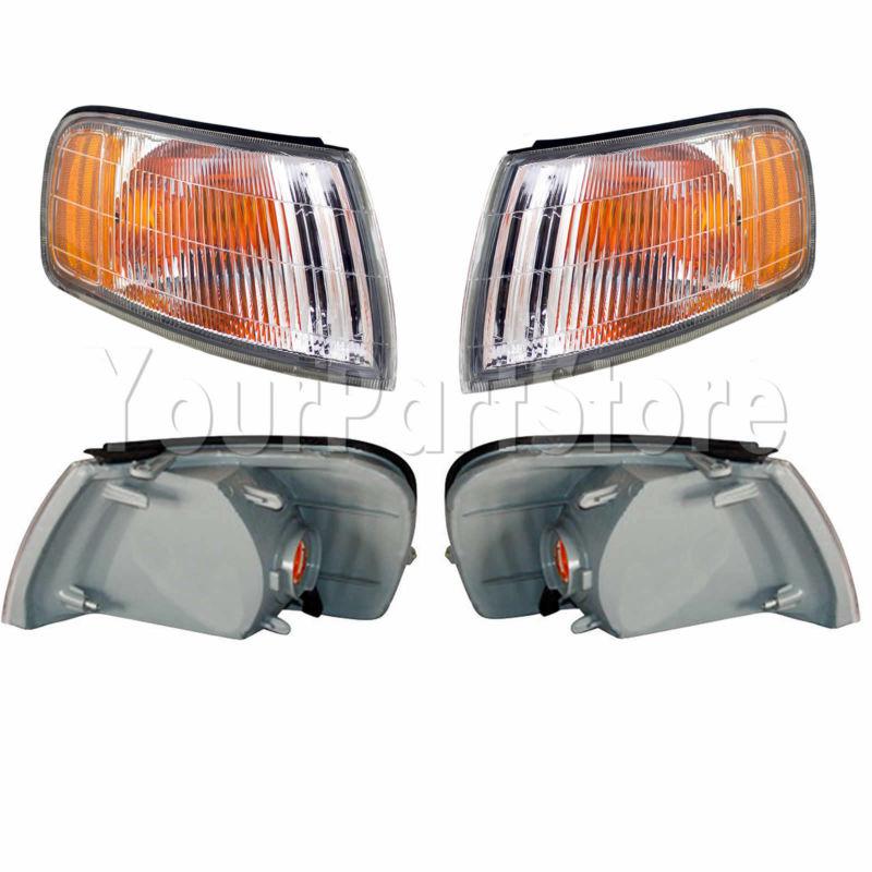 95-98 odyssey side marker corner park turn signal lamp light left & right set 2