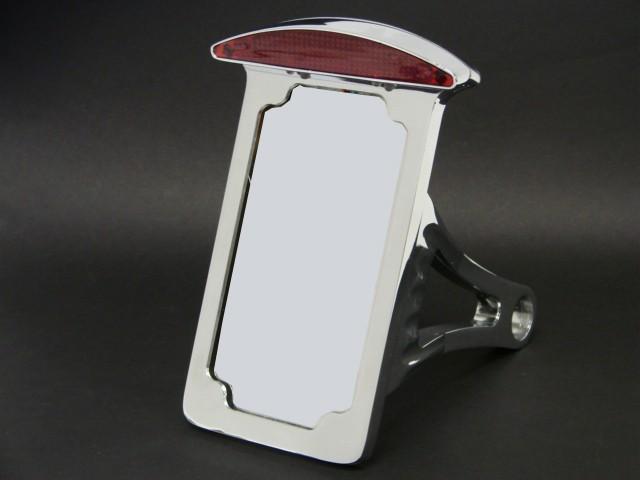 Chrome Side Mount Vertical License Plate Tail brake light for Harley Softail Tag, US $34.95, image 3