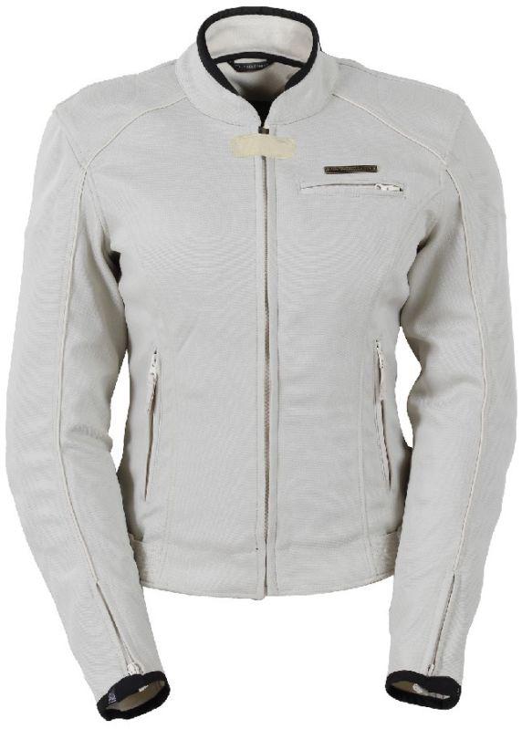 Fieldsheer corsair 2.0 white large womens textile motorcycle riding jacket lrg