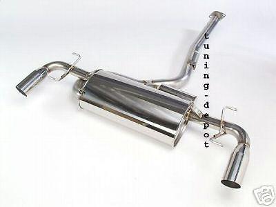 04-10 mazda rx8 se3p obx ss304 cat back exhaust 