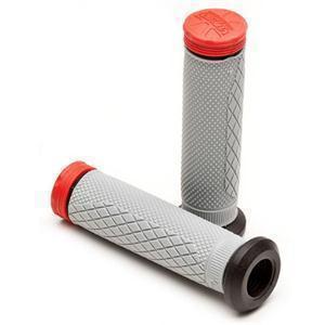 Pro taper tri density grips mx grips twist full diamond red 024872 brand new