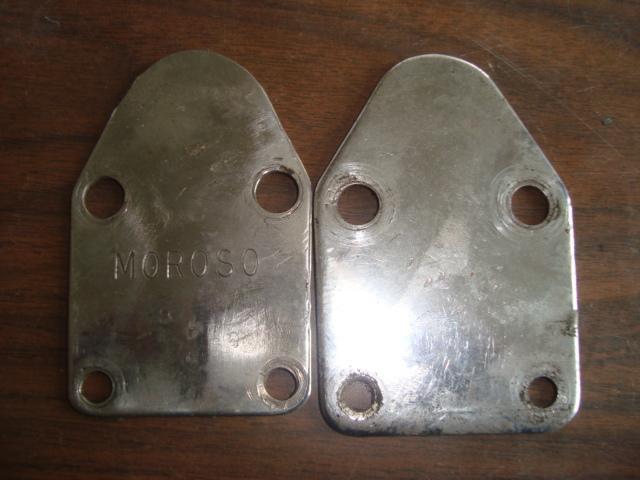 2 sbc chevy fuel pump block off plate