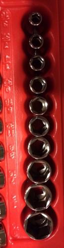 SNAP ON 44 PIECE 1/4 SOCKET SET METRIC & SAE NEW DEEP & SHALLOW SOCKETS 144TMPB, US $475.00, image 2