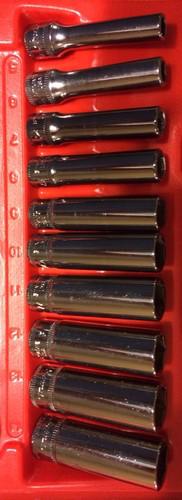 SNAP ON 44 PIECE 1/4 SOCKET SET METRIC & SAE NEW DEEP & SHALLOW SOCKETS 144TMPB, US $475.00, image 4