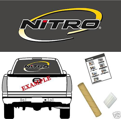 Nitro boats logo decal, vinyl sticker graphic