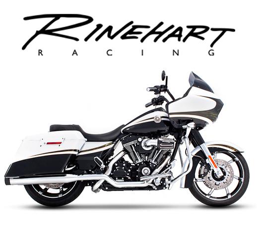 Buy Rinehart 4 Inch True Dual Exhaust 09-2013 Harley Touring Road Glide