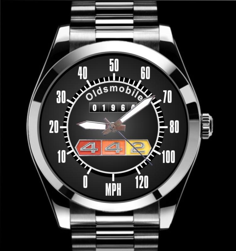 1964 1965 1966 1967 1972 442 olds oldsmobile cutless 400 engine stainless watch