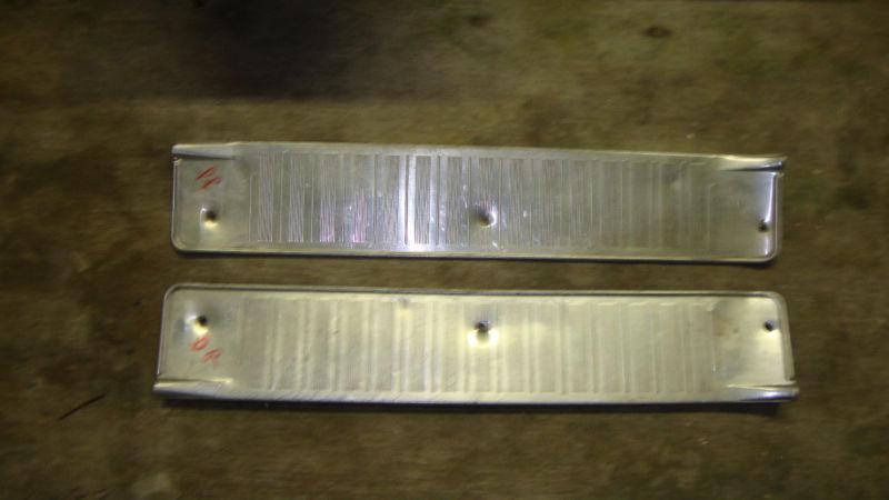 64 ford fairlane door rocker saddles - rear - ships from usa