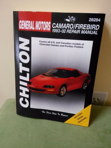 Camaro/firebird repair manual.