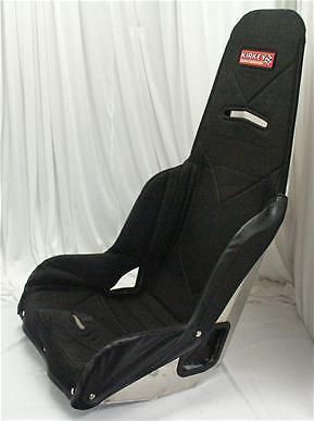 Kirkey pro street drag race seat &amp; black cover,20&#034;,18° layback,nhra,ihra racing