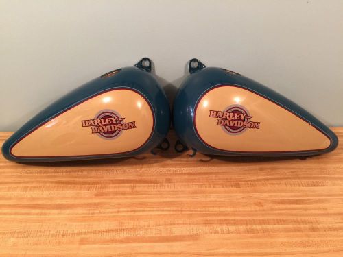 Harley softail factory custom paint gas tanks