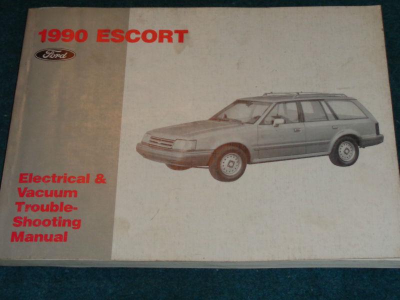 Buy 1990 FORD ESCORT / WIRING & VACUUM DIAGRAM SHOP MANUAL / ORIGINAL