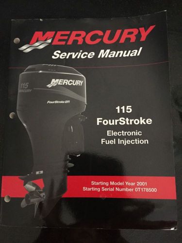 Mercury outboard service manual  115 fourstroke electronic fuel injection new