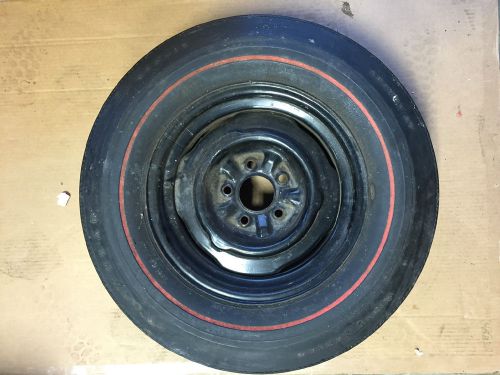 1963-1970(?) corvette midyear goodyear speedway redline spare wheel/tire, orig!
