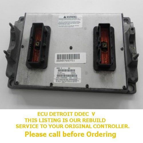 Detroit ddec iv  v  repair service  ecm ecu  egr delete  24 month warranty