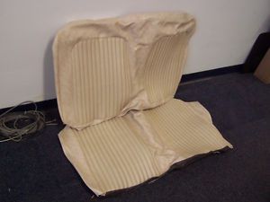 1968 mustang convertible parchment standard rear seat upholstery