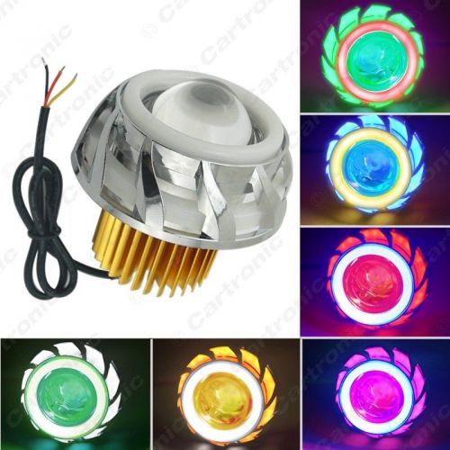 Universal bixenon hi/lobeam projector lens headlight double angel eyes lamp 4177