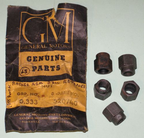 1955 pontiac chieftain star chief nos rocker arm retainer nuts 520470