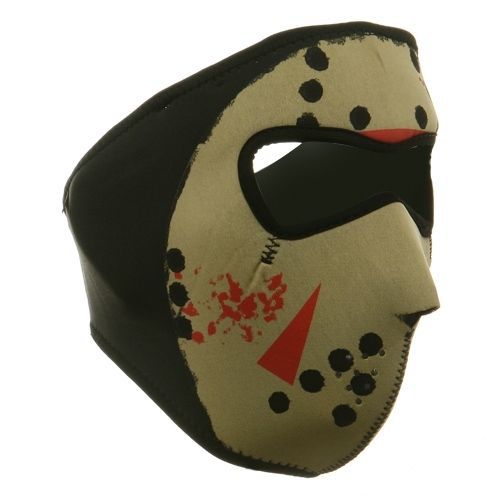 Glow in the dark jason neoprene motorcycle biker snow skiing face mask