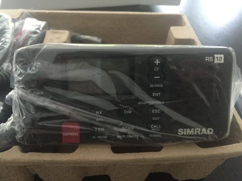 New simrad rs12 marine fixed mount dsc vhf radio with nmea 2000 -- still in box