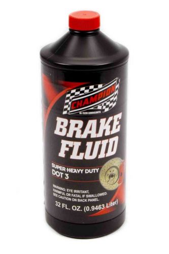 Champion brand dot 3 brake fluid 1 qt each p/n 4057h-1