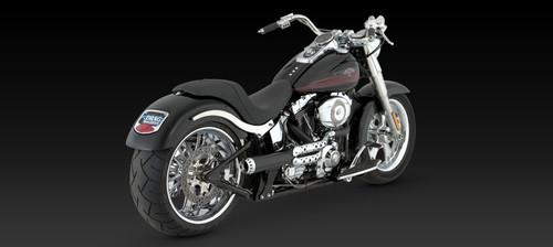 Rsd rsd tracker 2-into-1 exhaust system for 2007-2011 harley softail