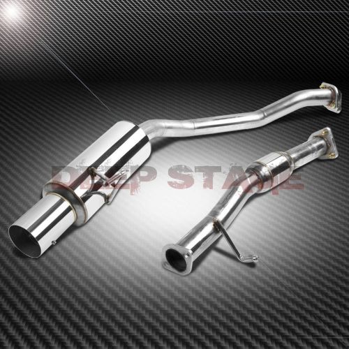 Buy STAINLESS CAT BACK EXHAUST SYSTEM 4" TIP MUFFLER 0003 HONDA S2000