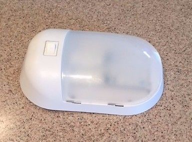 2 pack rv 12v 001-901 command omega single interior dome lights w/ rocker switch