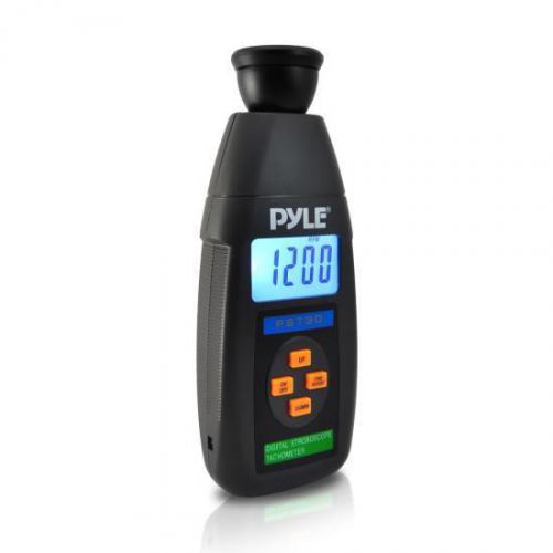 Digital led non contact stroboscope tachometer revometer 19,999 rpm range