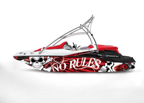Ng graphic kit decal boat sportster sea doo speedster sport wrap skull no rules