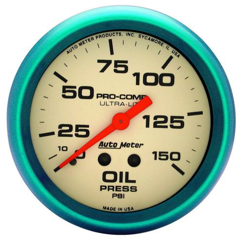 Buy Auto Meter 4223 UltraNite; Oil Pressure Gauge in United States