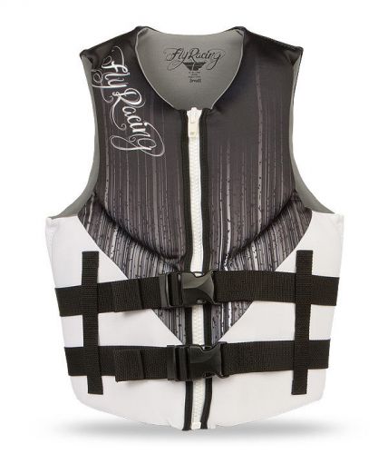 Fly racing neoprene 2015 ladies life vest black/white xs