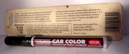 5139 ford 1e / touch-up krylon paint car marker - nos / sealed marker