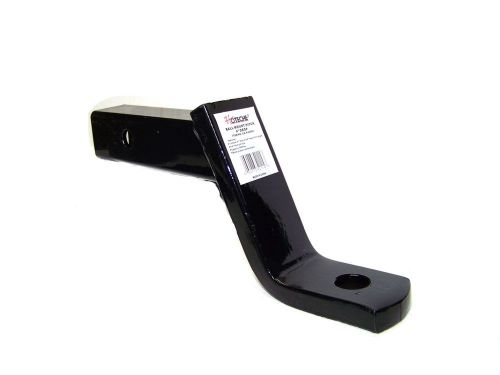 4" drop hitch receiver trailer ball mount for 2" receiver 5000lb 1" shank hole