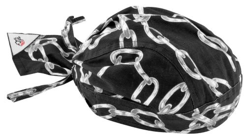 Zan headgear black chains wire flydanna head wrap