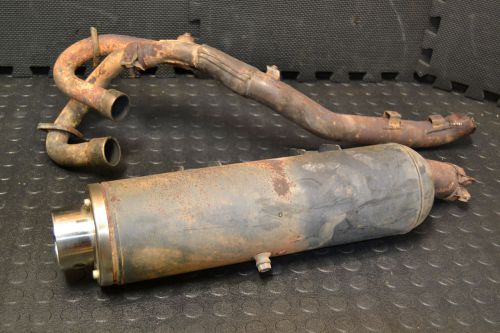 01 02 03 04 05 yamaha raptor 660 exhaust pipe pipes muffler oem stock yfm660 q41